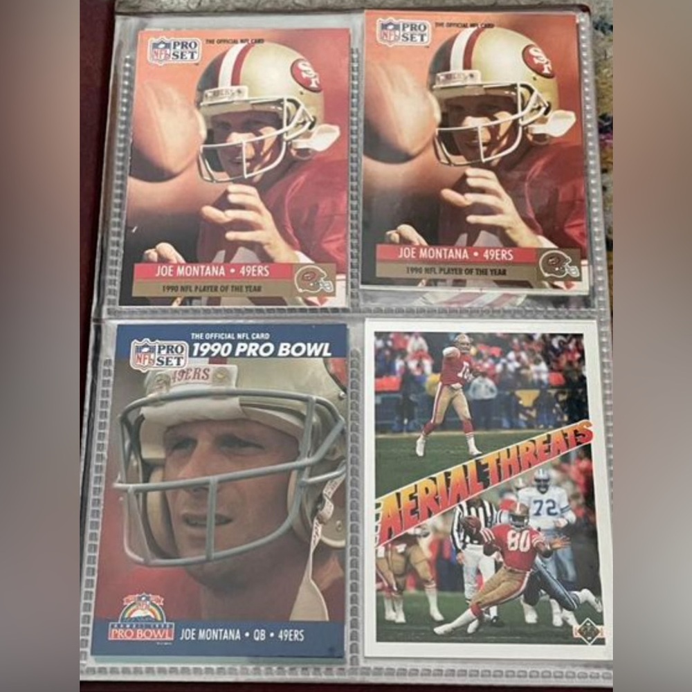 Book of Joe Montana Cards